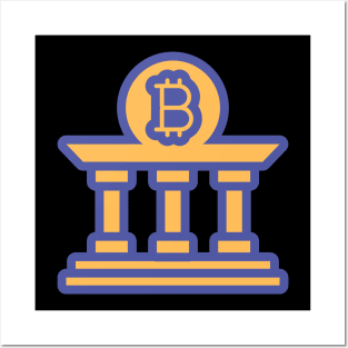 BITCOIN IS MY BANK Posters and Art